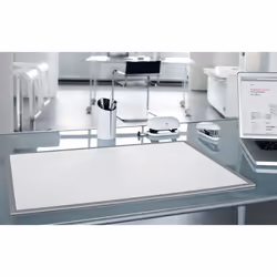Sigel HO260 sous-mains Papier Gris, Blanc