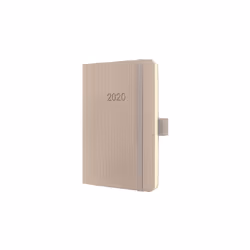 Sigel Conceptum, Journal intime, Taupe, Monochromatique, A6, 93 x 140 mm, 176 feuilles