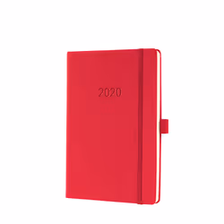 Sigel Conceptum, Journal intime, Rouge, Monochromatique, A5, 148 x 213 mm, 192 feuilles