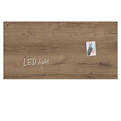 Sigel GL408 tableau magnétique & accessoires Verre 910 x 460 mm Bois