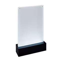 Sigel TA422, Cadre photo, Acrylique, Noir, Transparent, 14,8 x 21 cm, Rectangulaire, LED