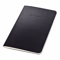 Sigel CONCEPTUM, Noir, A6, 64 feuilles, 80 g/m², Papier quadrillé, Couverture souple