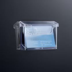 Sigel LH326 rangement de cartes de visites Acrylique Transparent