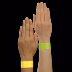Sigel EB219 bracelet Vert, Jaune Bracelet événementiel