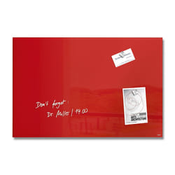 Sigel GL122 tableau magnétique & accessoires Verre 60 x 40 mm Rouge