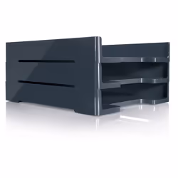Sigel SA167 bac de rangement de bureau Synthétique ABS, Plastique Gris