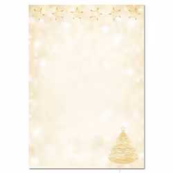 Sigel DP083, Papier cadeau, Jaune, Image, Papier, Noël, 90 g/m²
