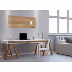 Sigel GL247 tableau magnétique & accessoires Verre 1300 x 550 mm Bois
