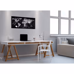 Sigel GL270 tableau magnétique & accessoires Verre 910 x 460 mm Noir, Gris