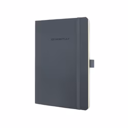 Sigel Conceptum, Gris, A5, 194 feuilles, 80 g/m², Couverture souple, Universel