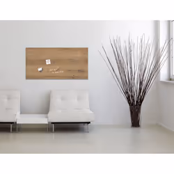 Sigel GL258 tableau magnétique & accessoires Verre Marron