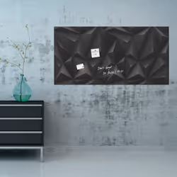 Sigel GL261 tableau magnétique & accessoires Verre 910 x 460 mm Noir