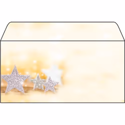 Sigel DU035, DL (110 x 220 mm), Beige, Argent, Papier, 90 g/m², 50 pièce(s)