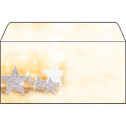 Sigel DU035 enveloppe DL (110 x 220 mm) Beige, Argent 50 pièce(s)