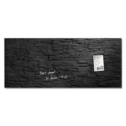 Sigel GL249 tableau magnétique & accessoires Verre 1300 x 550 mm Noir