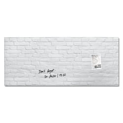 Sigel GL244 tableau magnétique & accessoires Verre 1300 x 550 mm Blanc