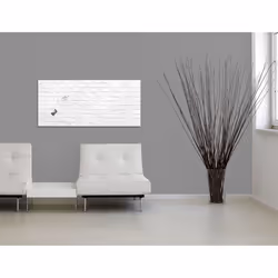 Sigel GL244 tableau magnétique & accessoires Verre 1300 x 550 mm Blanc