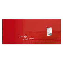 Sigel GL242 tableau magnétique & accessoires Verre 1300 x 550 mm Rouge