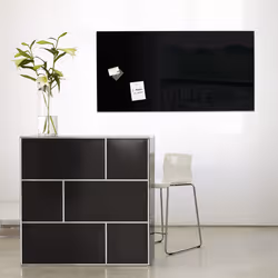 Sigel GL240 tableau magnétique & accessoires Verre 1300 x 550 mm Noir