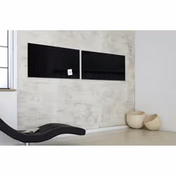 Sigel GL240 tableau magnétique & accessoires Verre 1300 x 550 mm Noir