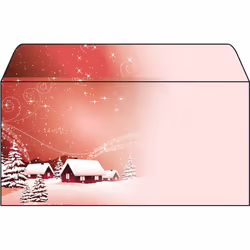 Sigel DU033, DL (110 x 220 mm), Rouge, Papier, 90 g/m², 220 mm, 110 mm