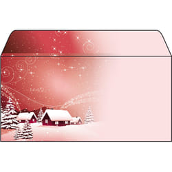 Sigel DU033 enveloppe DL (110 x 220 mm) Rouge 50 pièce(s)