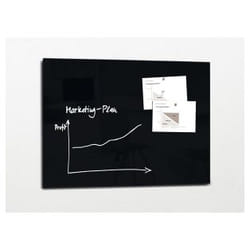 Sigel GL210 tableau magnétique & accessoires Verre Noir
