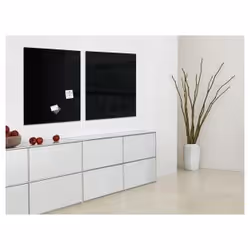 Sigel GL200 tableau magnétique & accessoires Verre Noir
