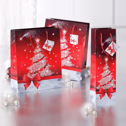 Sigel GT023 sac en papier Rouge, Blanc