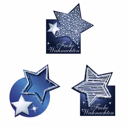 Sigel CS115 autocollant décoratif Bleu, Argent 200 pièce(s)