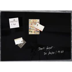 Sigel GL120 tableau magnétique & accessoires Verre Noir