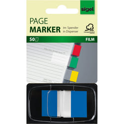 Sigel HN492 marque-pages Marque-page flexible Bleu 50 pièce(s)