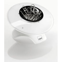 Sigel eyestyle distributeur de trombones Noir, Blanc Acrylique, Plastique