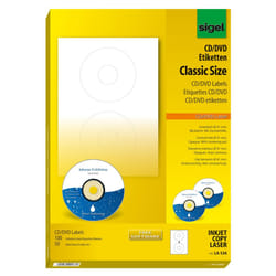 Sigel LA526 étiquette pour CD 100 pièce(s) CD/DVD Etiquette auto-adhésive
