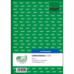 Sigel LI525, 100 feuilles, A5, Rose, Blanc
