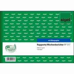 Sigel RP517, 100 feuilles, A5 q, Blanc