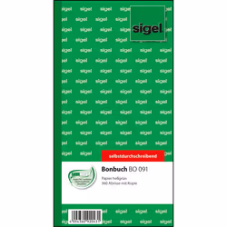 Sigel BO091, 120 feuilles, 105 x 200, Vert, 105 mm, 200 mm