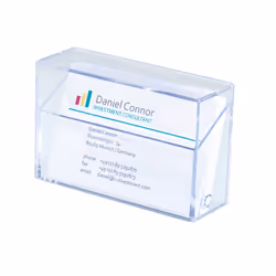 Sigel VA110, Plastique, Transparent, 100 cartes, 86 x 56 mm, 95 mm, 30 mm