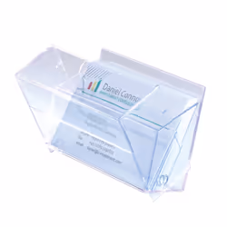 Sigel VA110 rangement de cartes de visites Plastique Transparent