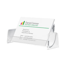 Sigel VA120 rangement de cartes de visites Plastique Transparent