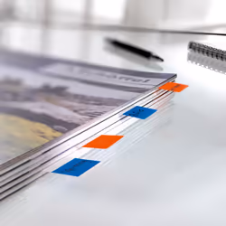 Sigel HN671 marque-pages Marque-page flexible Bleu, Orange, Turquoise, Violet 160 pièce(s)
