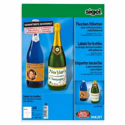 Sigel DE160, Blanc, A4, 210 mm, 297 mm, 85 g, 20 pièce(s)