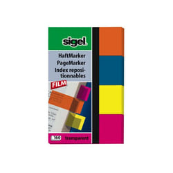 Sigel HN614 étiquette auto-collante Bleu, Orange, Rose, Jaune 160 pièce(s)