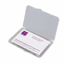 Sigel VA140, Plastique, Transparent, 25 cartes, 89 x 57 mm, 100 mm, 70 mm