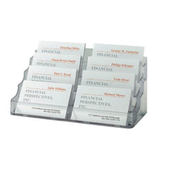 Sigel VA138 rangement de cartes de visites Plastique Transparent