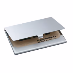 Sigel VZ135, Aluminium, Argent, 15 cartes, 91 x 58 mm, 92 mm, 62 mm