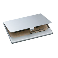 Sigel VZ135 rangement de cartes de visites Aluminium Argent