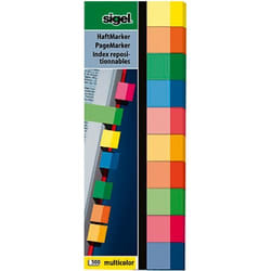 Sigel HN682 étiquette auto-collante Bleu, Vert, Orange, Rose, Rouge, Jaune 500 pièce(s)