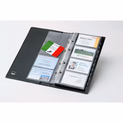 Sigel VZ300 rangement de cartes de visites Plastique Noir - Vue supplémentaire 4