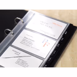 Sigel VZ350 porte cartes de visite 80 pochettes